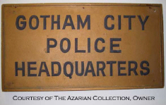Police Headquarters sign