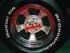 Dragway rims/Radial TA tires--Picture from 2001